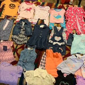30+ piece lot girl 18-24 month summer
